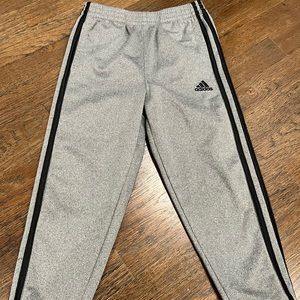 Gray adidas sweatpants size 5